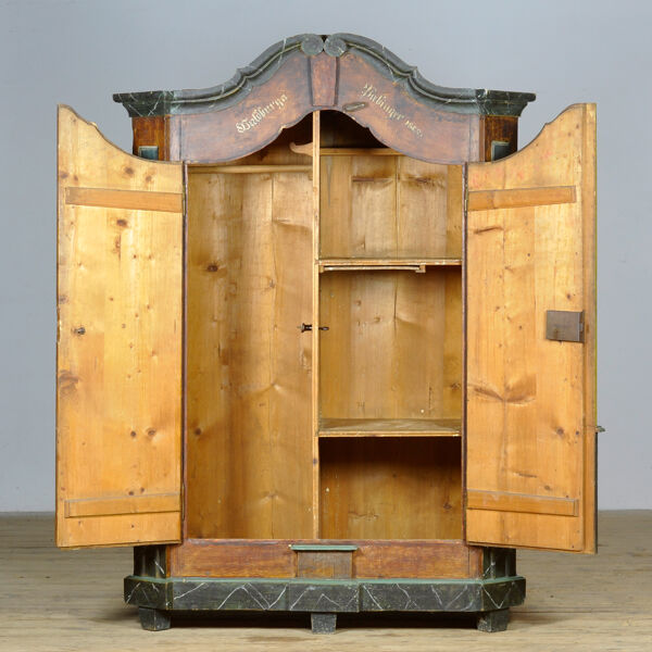 Coffre de mariage en art populaire allemand, 1842