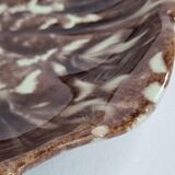 Enamelled ceramic fruit cup, Germany, 28 cm