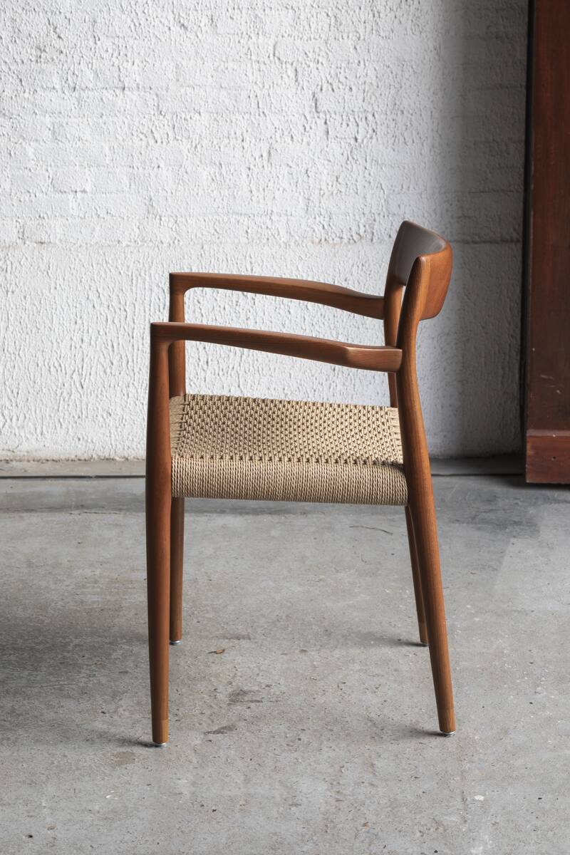 Ensemble de 4 chaises à repas, modèle 57, par Niels O. Moller, Danemark, 1960