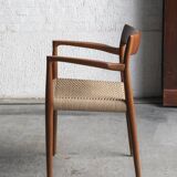 Set of 4 dining chairs, model 57, by Niels O. Moller, Denmark, 1960s