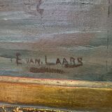 E. Van Laars Boats On  a Lake, mid 20th Century