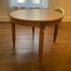 Table en chêne pieds cannelés