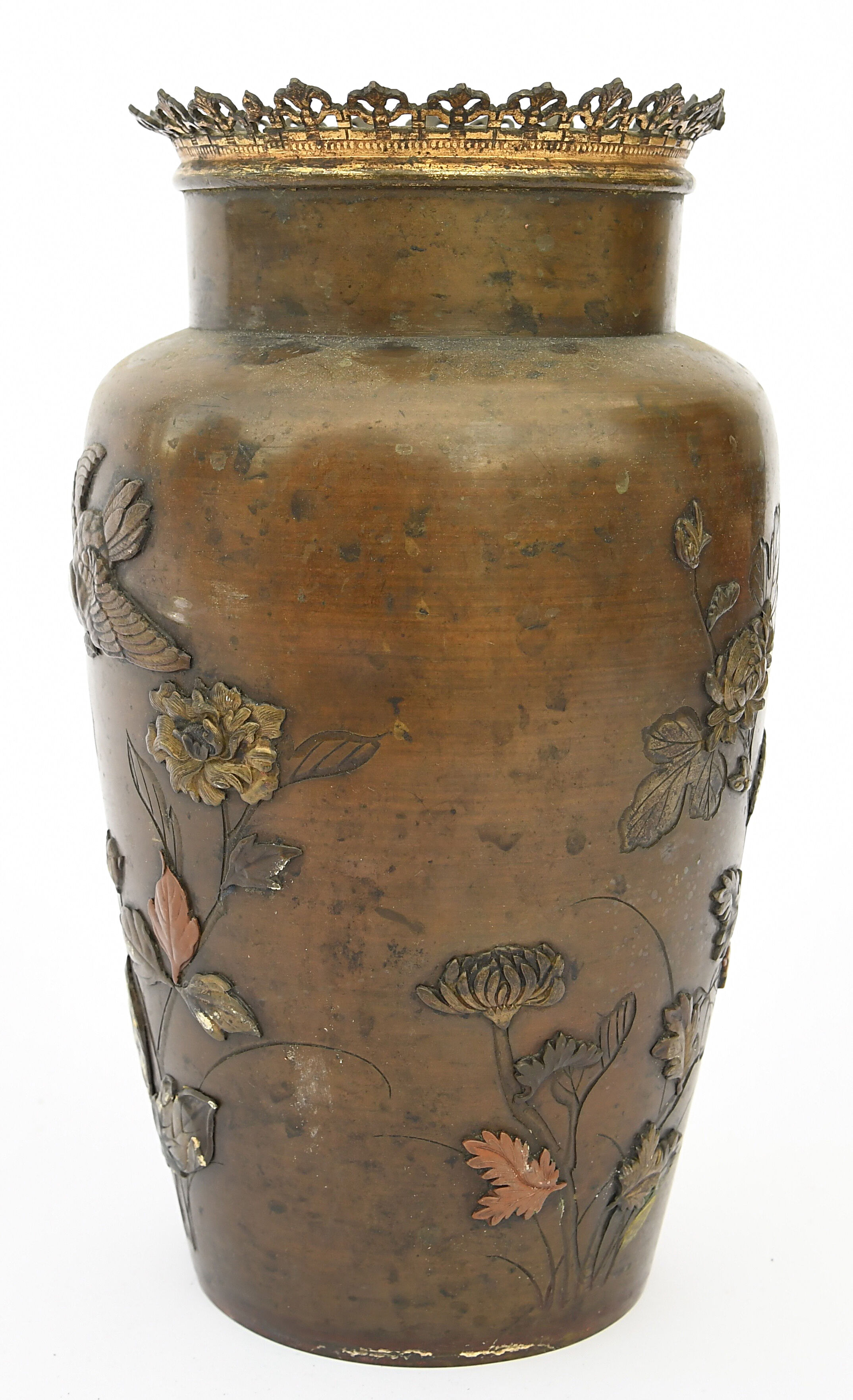 Asian bronze vase