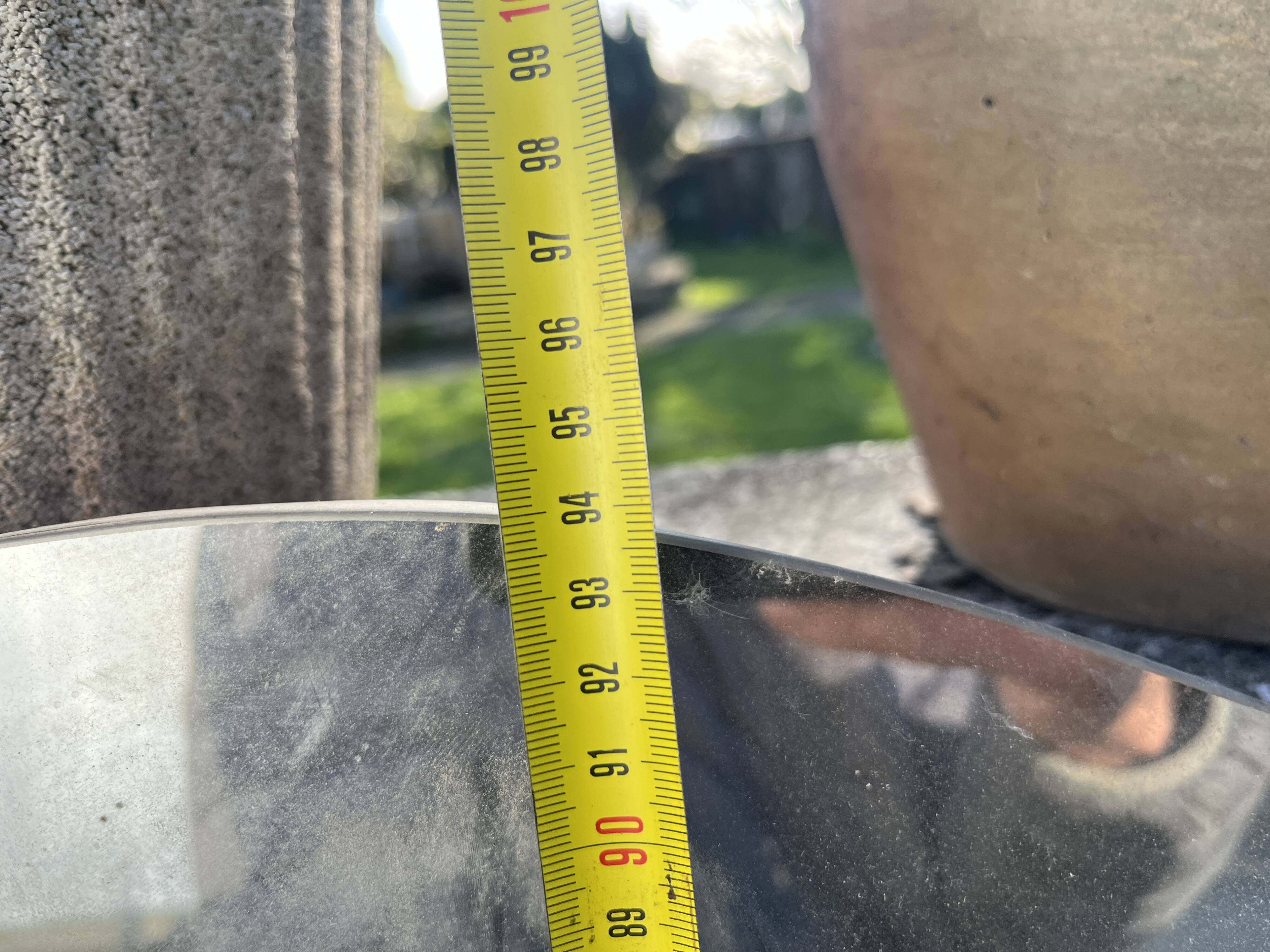 Vintage triptych dressing table mirror - Art Deco style