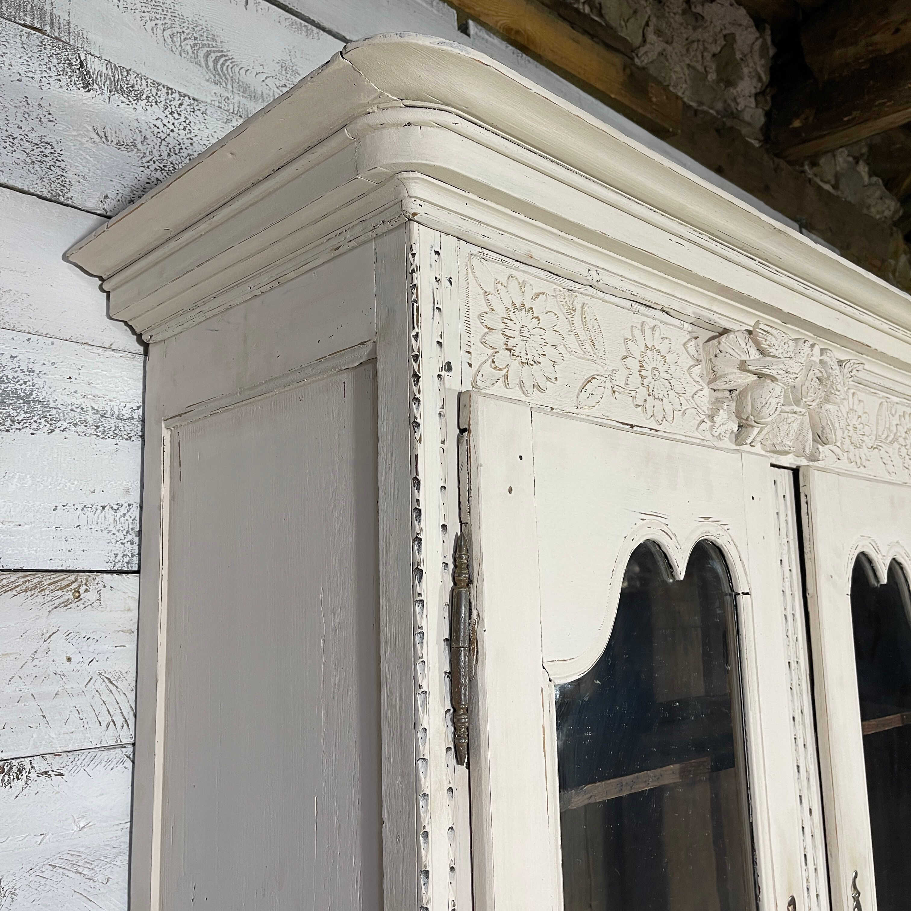 Carved wooden dresser