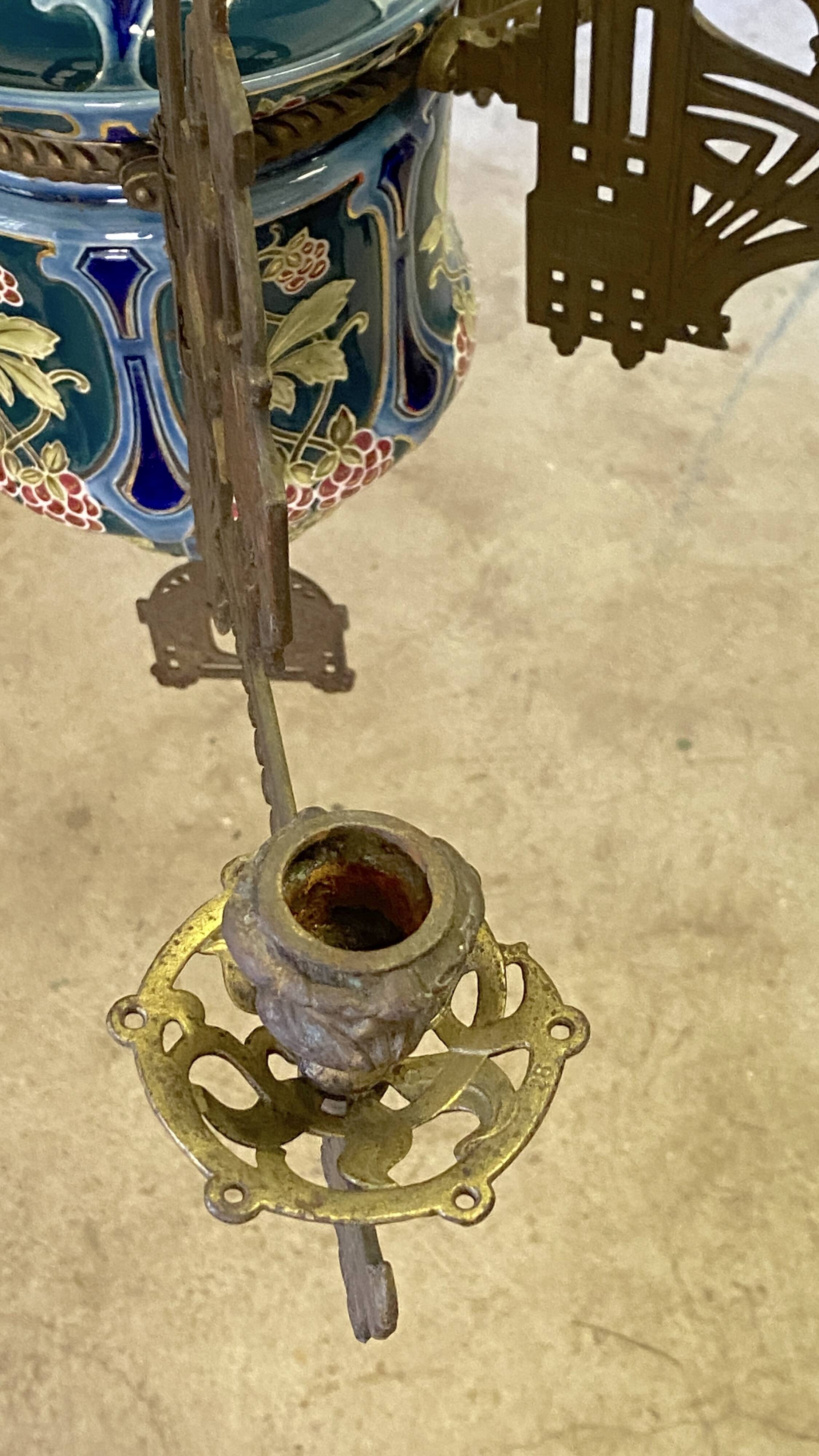 Lustre d'église Néogothique du XIXème siècle
