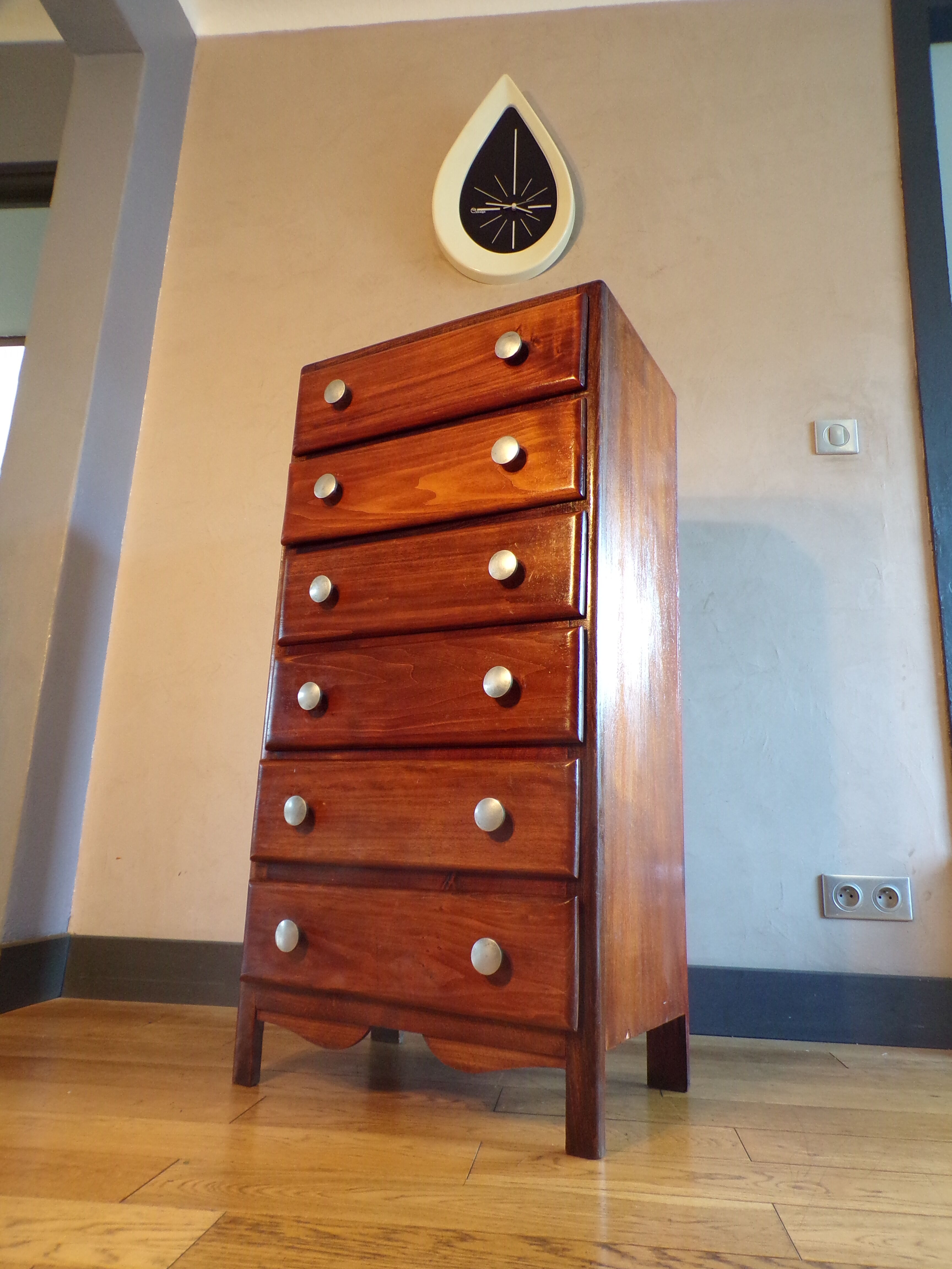 Vintage chest 6 drawers