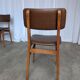 Vintage STOL Kamnik Dining Chair: 1970s Yugoslavian Mid-Century Leather Bis