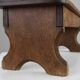 French Provincial Small 19th century rustic oak bench, France