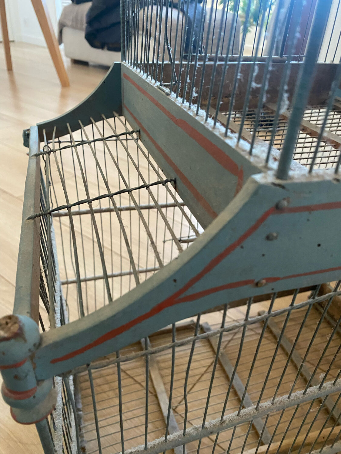Cage à oiseaux ancienne