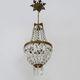 Former Italian hot air balloon chandelier, glass grapevines
