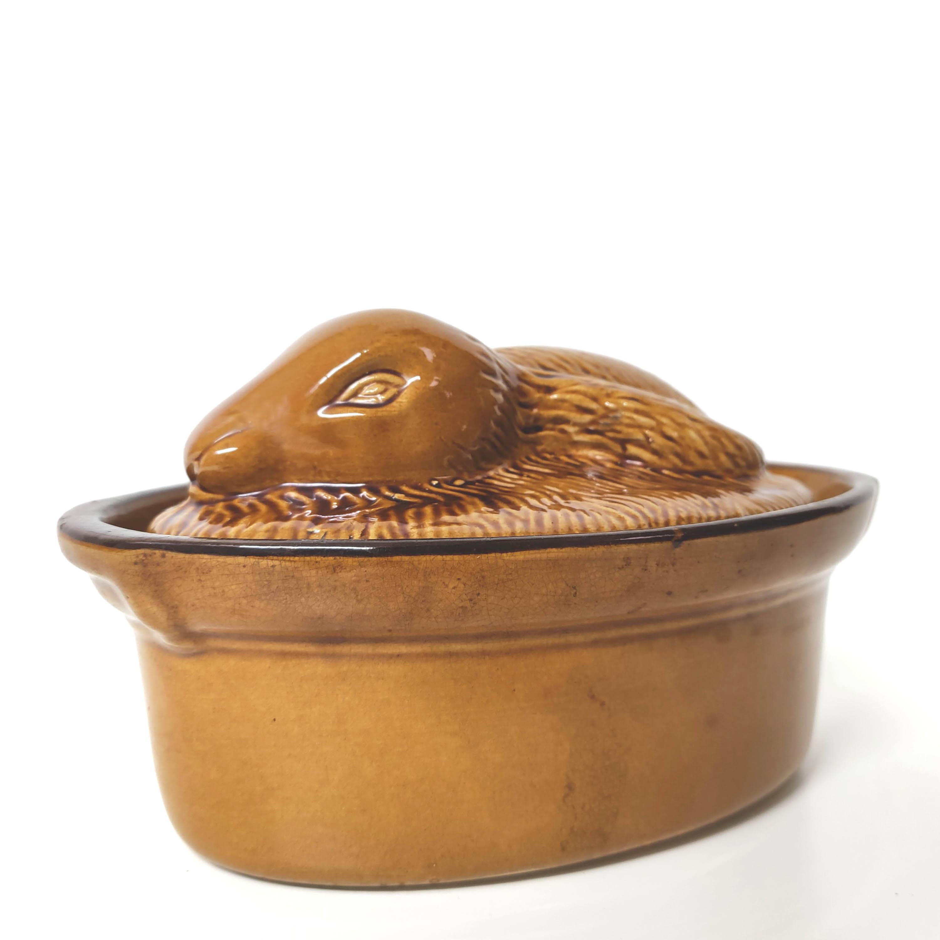 Rabbit ceramic terrine