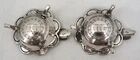 2 solid silver ashtrays, Brazil, 2 pieces of 1000 Reis 1859 + 1860.