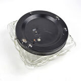 1970s modern glass plafond HP Leuchten, Germany