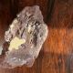 Brutalist vintage enameled volcanic lava trinket dish