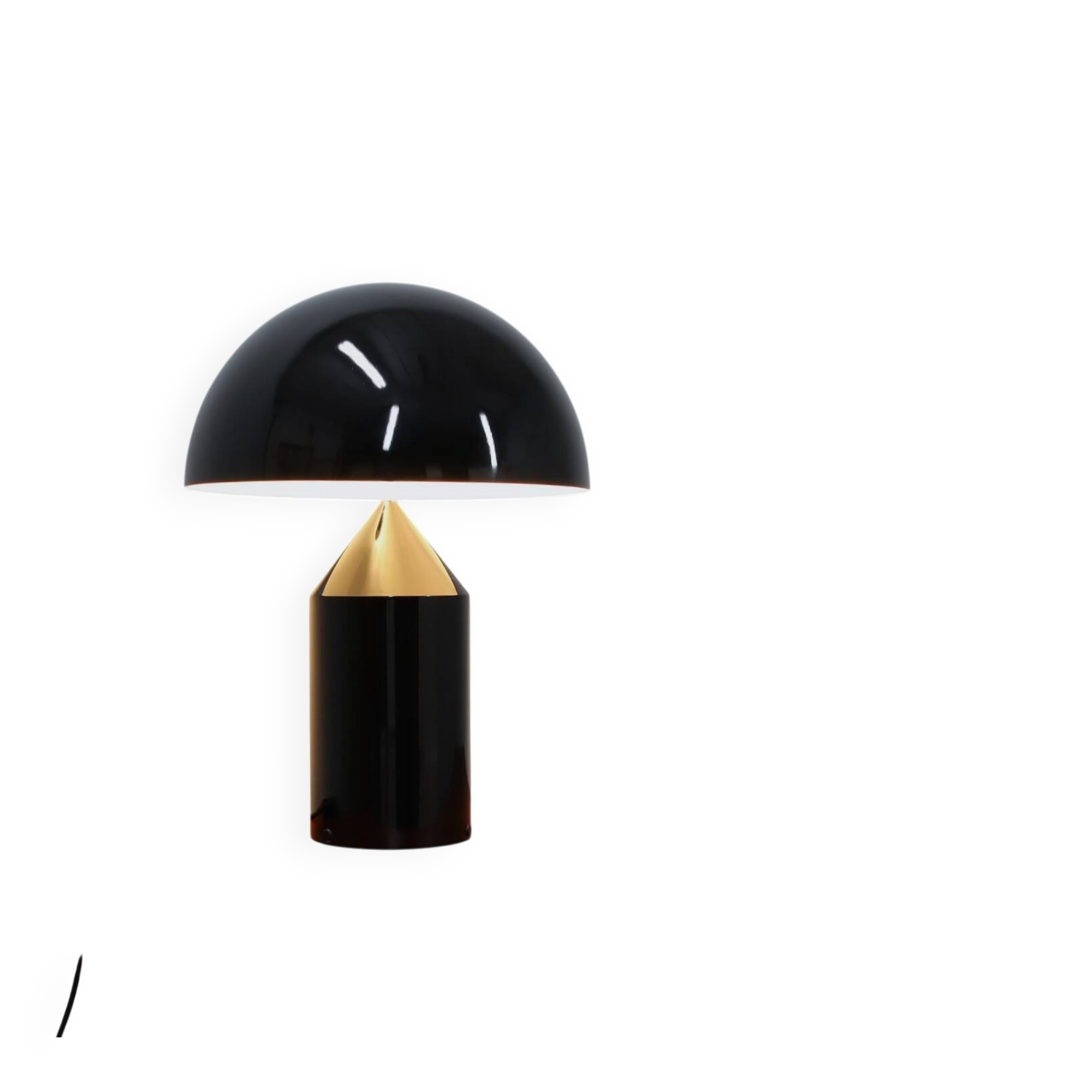 Lampe de table Oluce Atollo 233 Vico Magistretti grande version précoce des années 1980