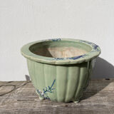 Chinese blue ceramic pot cover