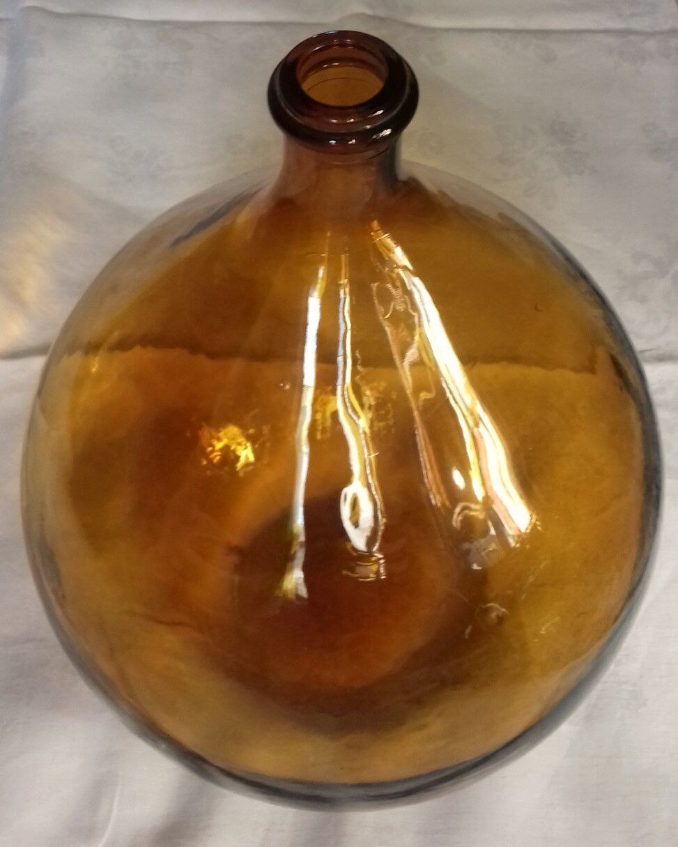 Demijohn Bonbonne green amber Orange 20 L Deco industrial