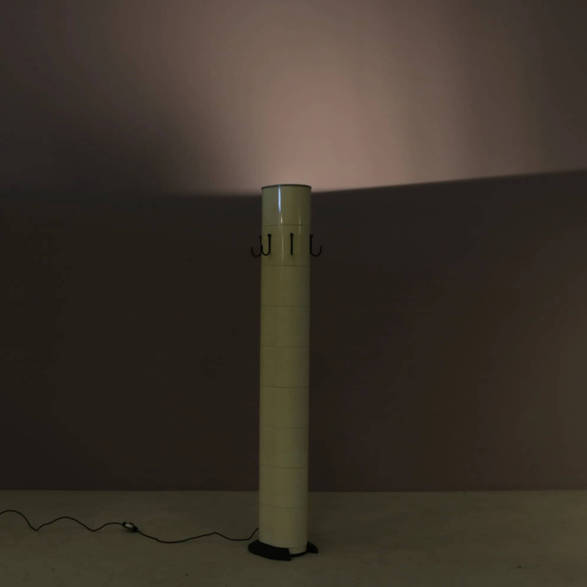 Coat hanger / floor lamp by Gae Aulenti for Stilnovo, Italy 1970