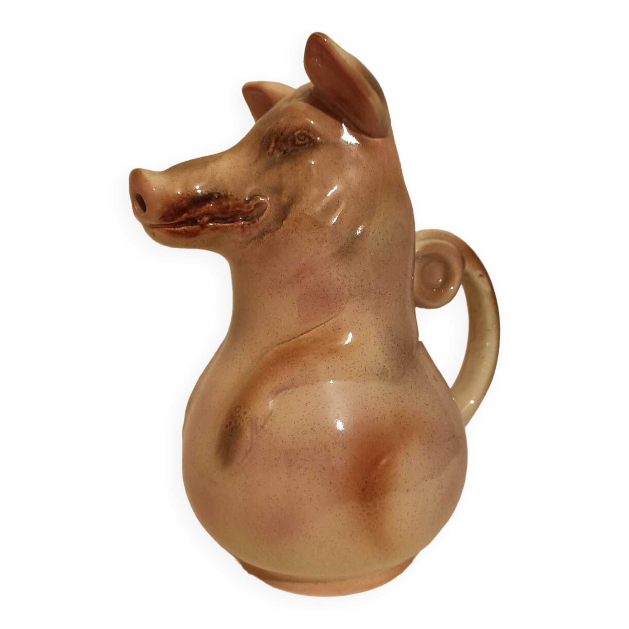 Pitcher, jug, jug, zoomorphic pig
