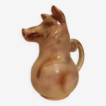 Pitcher, jug, jug, zoomorphic pig