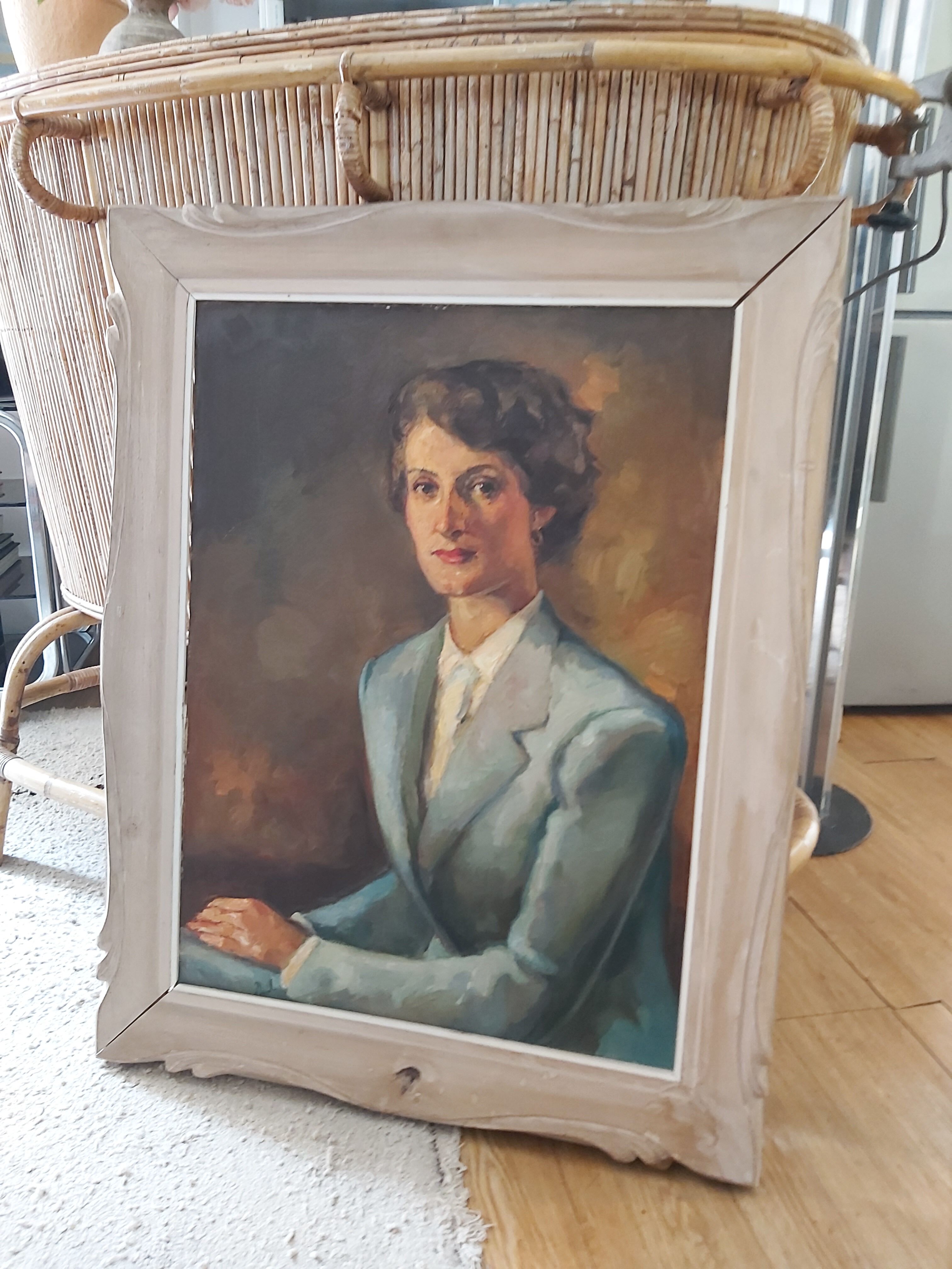 Portrait oil on canvas 1920-1930