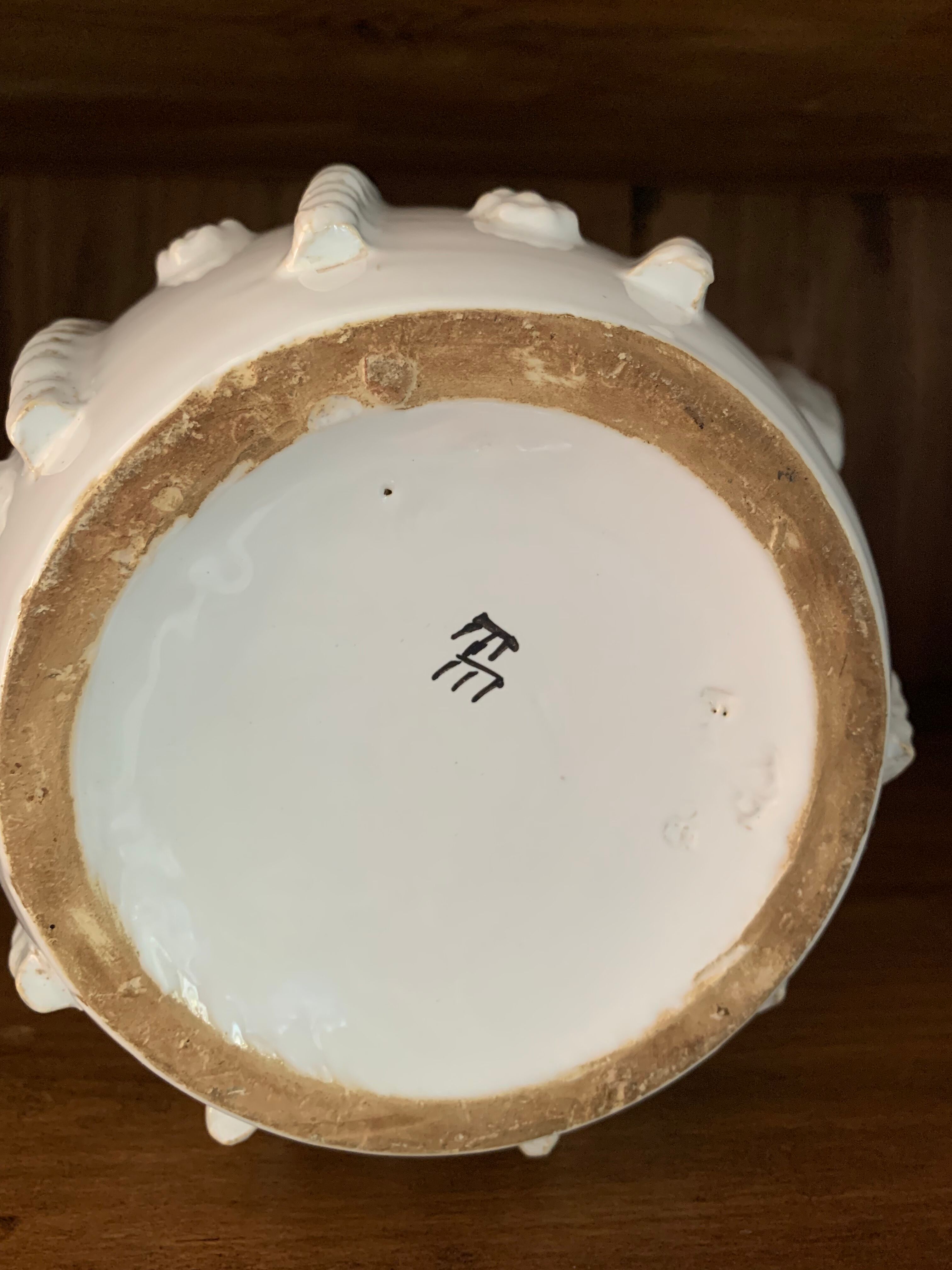 Malicorne earthenware pitcher émile tessier