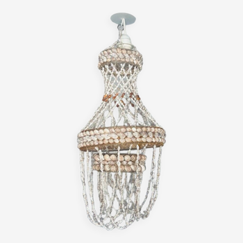 Bohemian shell pendant light