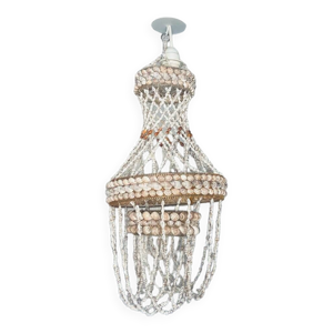 Suspension bohème coquillages