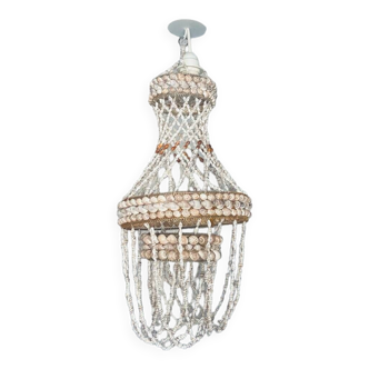 Bohemian shell pendant light
