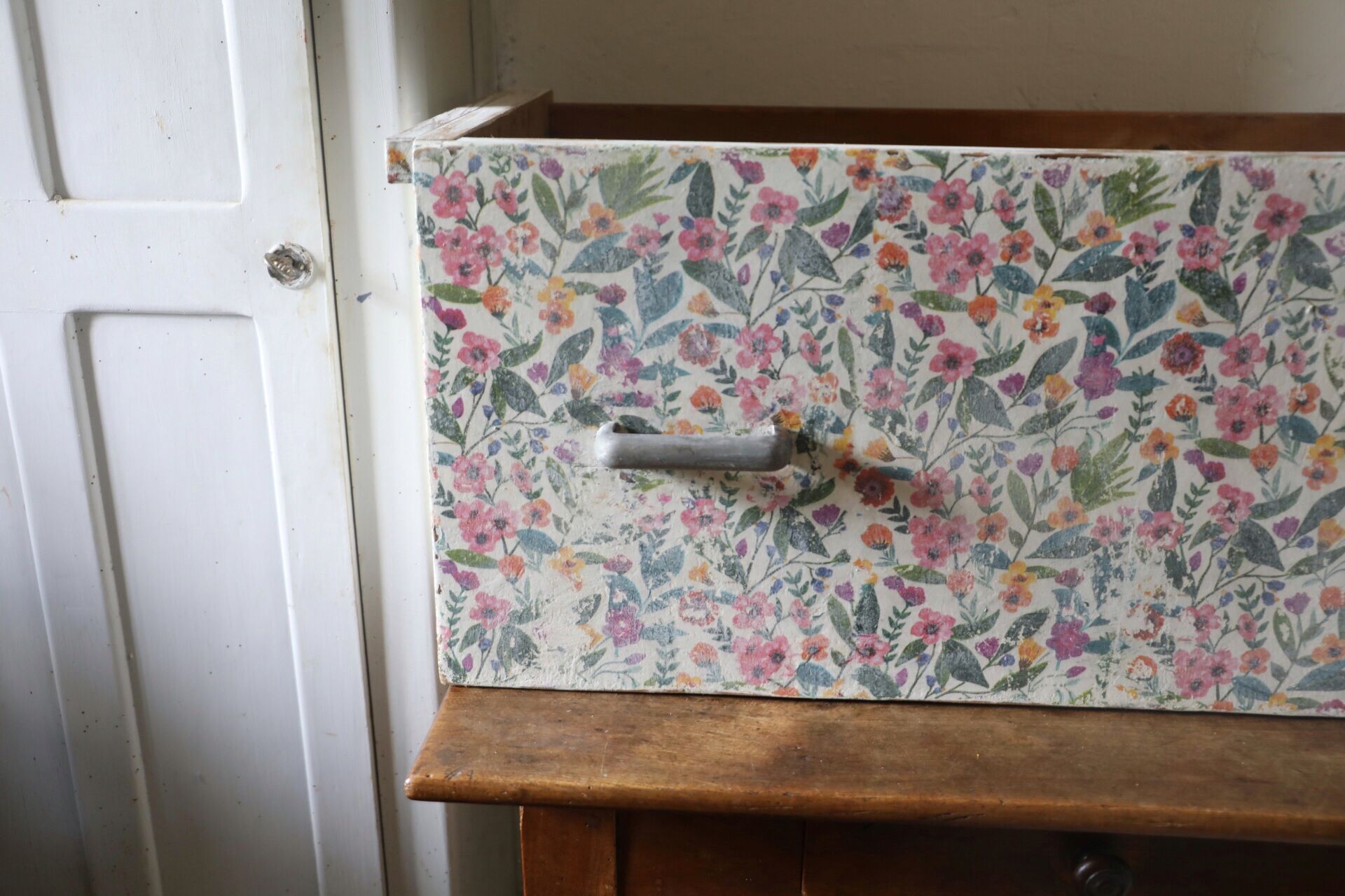 Old storage box drawer