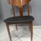 Suite of 6 scandinavian chairs teck Samcom Denmark 1960