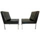 Pair of "samurai" armchairs by Joseph-André Motte for Airborne, 1970