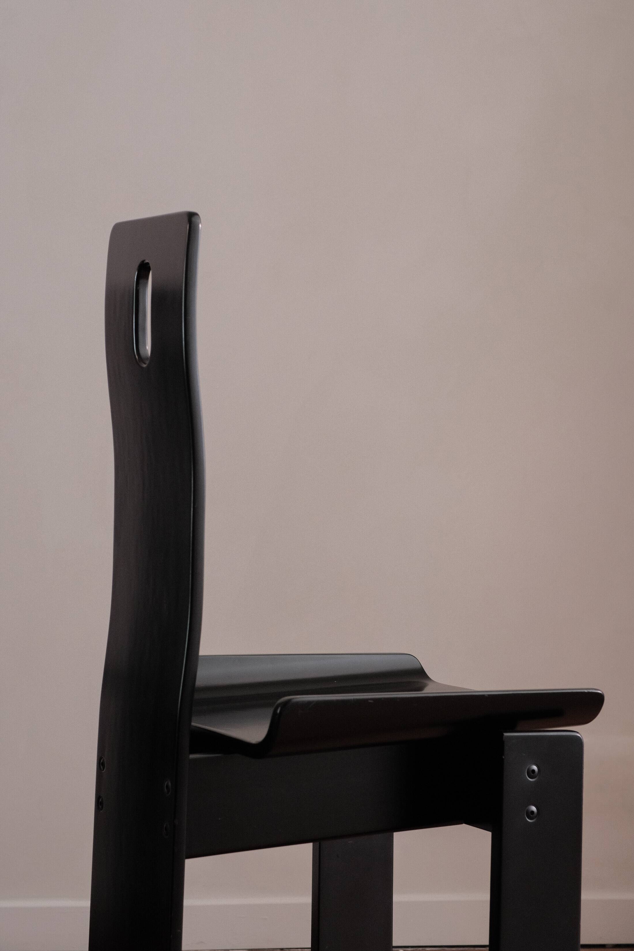 Chaises Diago par Edoardo Landi pour Nikol International, ensemble de 4