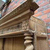 Huge oak display cabinet from the late 19th century