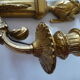 Paire d'appliques en bronze style empire
