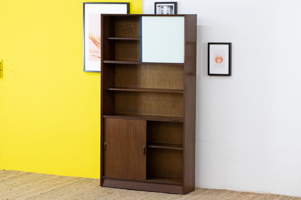 Vintage scandinavian bookcase – 91 cm