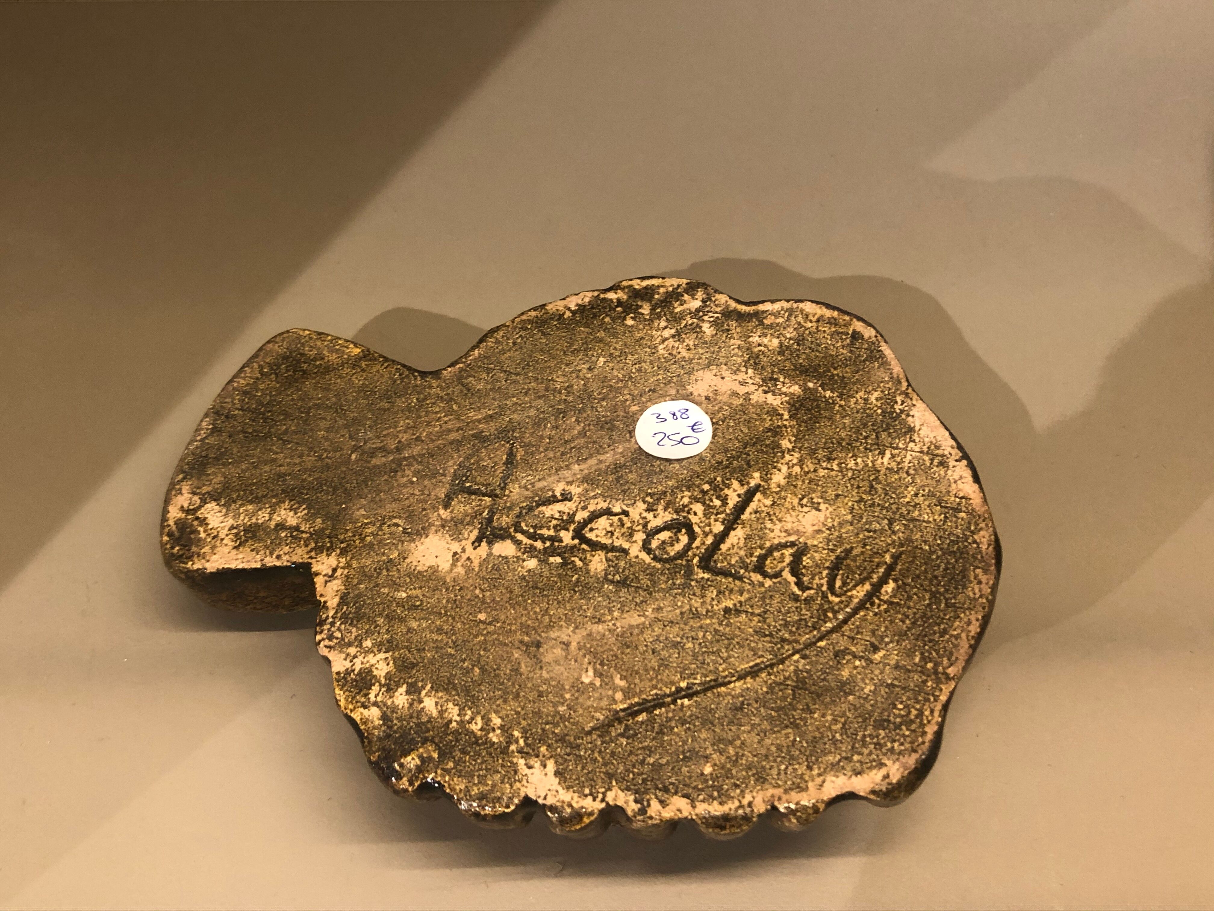 Accolay ceramic ashtray