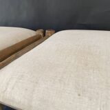 Duo tabourets bois d’olivier