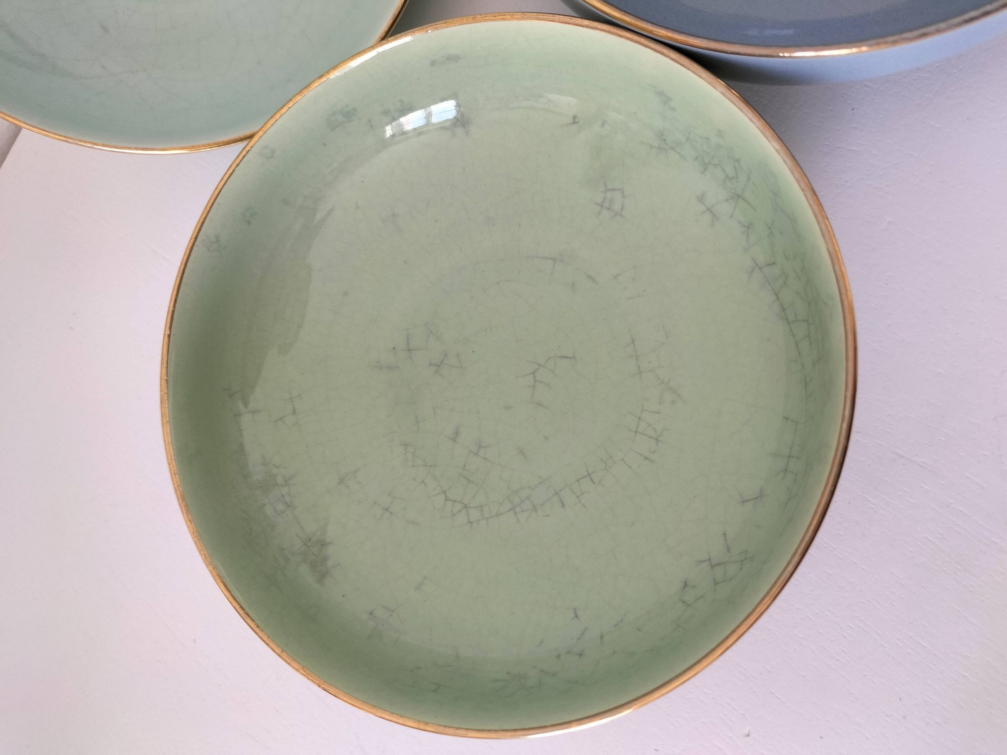 Trois coupelles vintage pastel