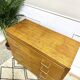 Vintage chest of drawers compass feet