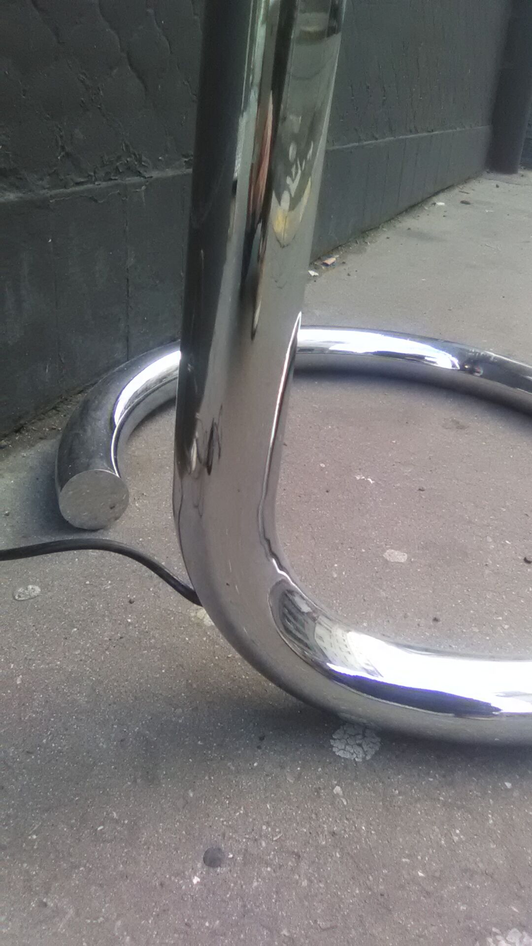 Chrome design arco floor lamp