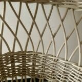 Large vintage wicker basket -