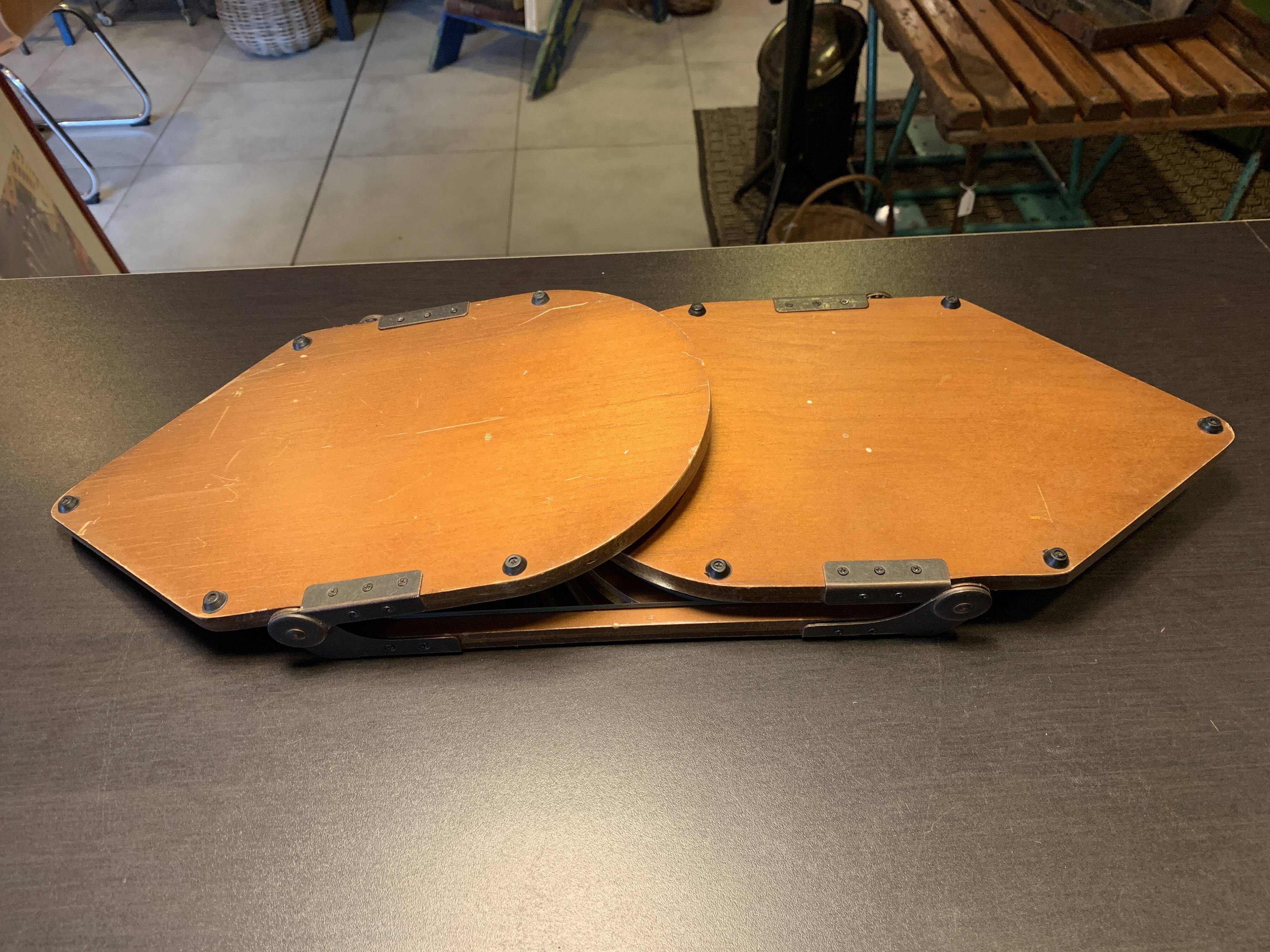 Triptych barber mirror  45x20cm