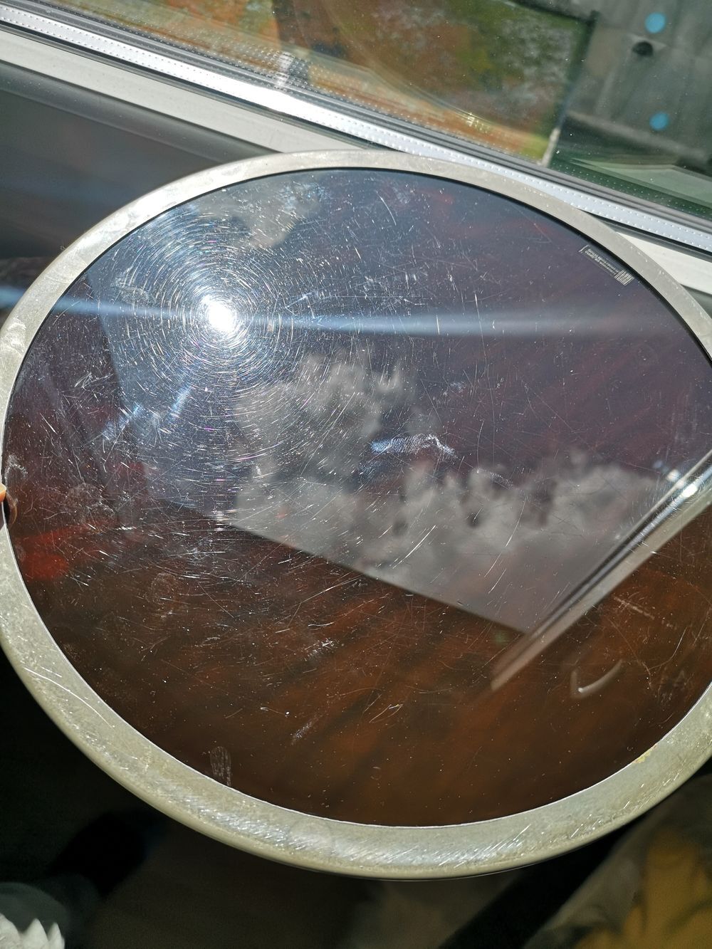 Large amber brown methacrylate tray - Felice Antonio Botta - Italy - 1970s