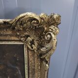 Signed oil painting on gilded wooden frame