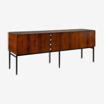 Sideboard in Rio's rosewood by Alain Richard, series 800 for TV Furniture, France, 1959