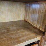 Art decò sideboard in thuja and walnut