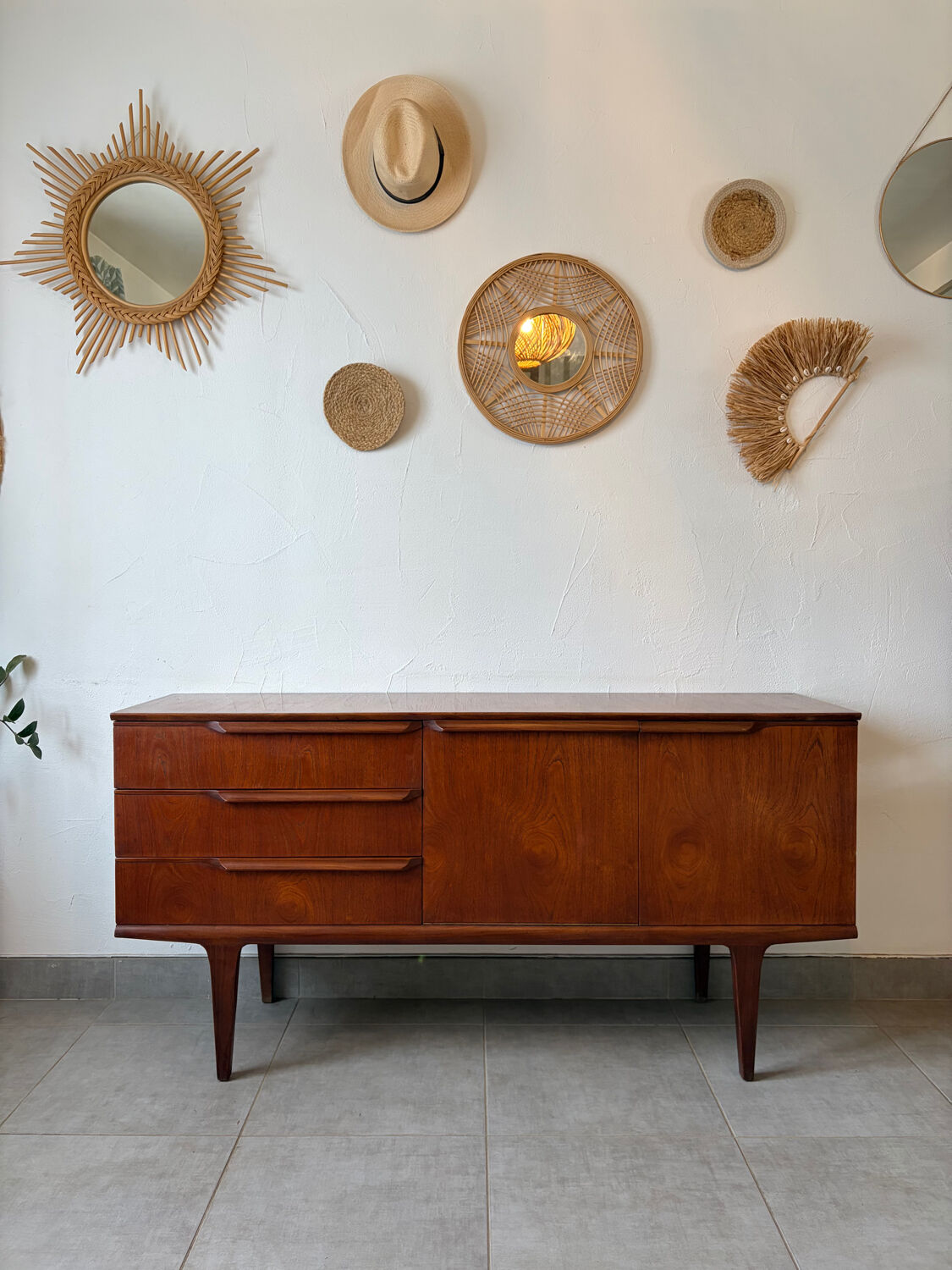Vintage Scandinavian teak sideboard