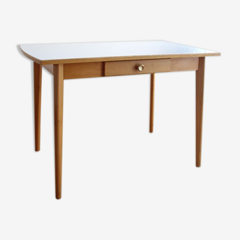 Formica dining table and wood